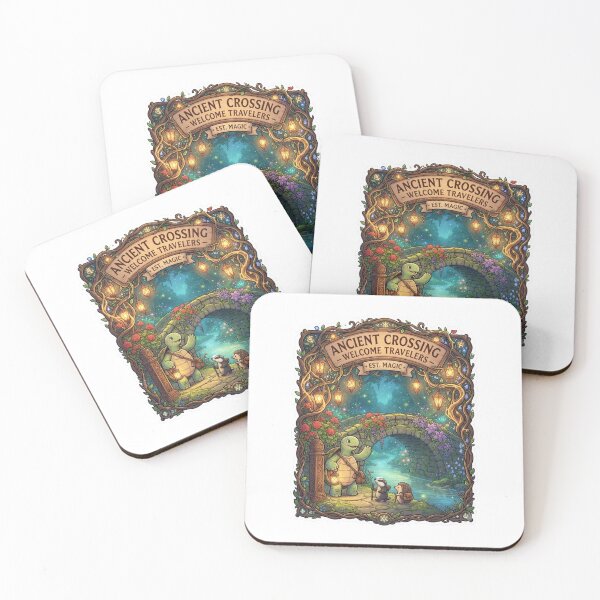 Item preview, Ancient Crossing | Enchanted Forest Bridge | Cozy Fantasy Traveler Welcome Art designed and sold by MrDev.
