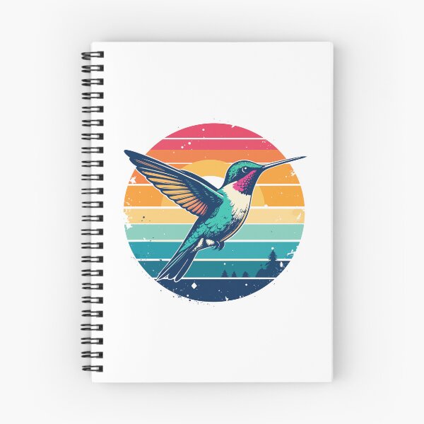 Item preview, Hummingbird With Sunset Birdwatching Hummingbird Gear Tri-blend T-Shirt Design designed and sold by Alphatheard.