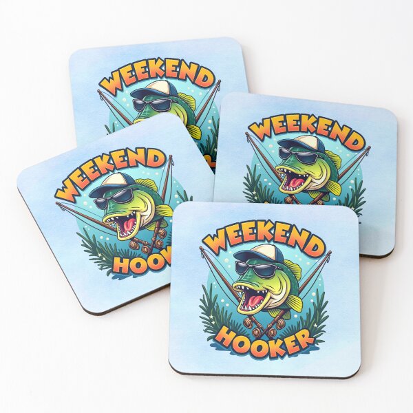 Item preview, Weekend Hooker - Funny Fishing Design designed and sold by MysticOzzy.