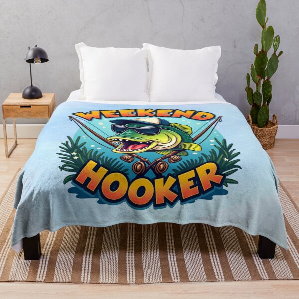 Item preview, Weekend Hooker - Funny Fishing Design designed and sold by MysticOzzy.