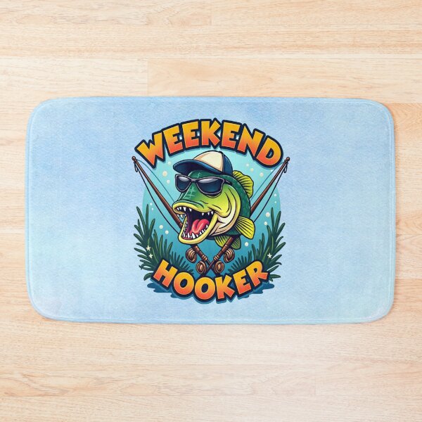 Item preview, Weekend Hooker - Funny Fishing Design designed and sold by MysticOzzy.
