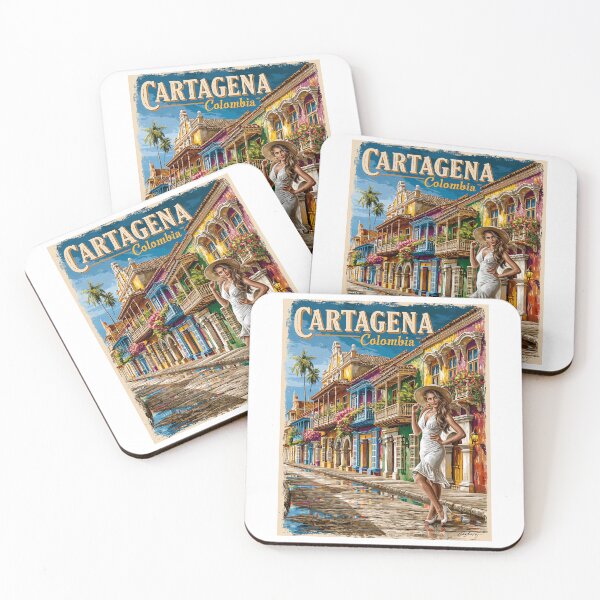 Aperçu de l'œuvre Carthagène, Colombie créée et vendue par Pixel-Lair.