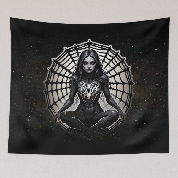 Item preview, Arachna Ascendant: Dark Goddess of the Cosmic Web designed and sold by MysticOzzy.