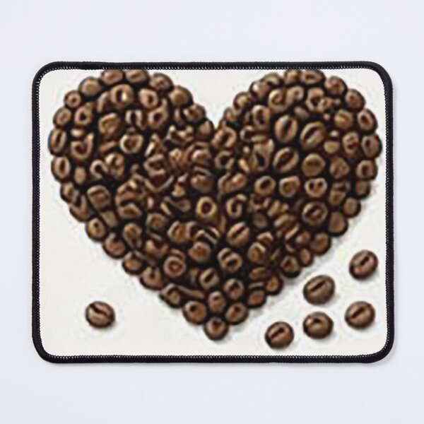 Item preview, Coffee Bean Heart Coffee Lover Minimalist Coffee Art Design designed and sold by Sara-Ai.