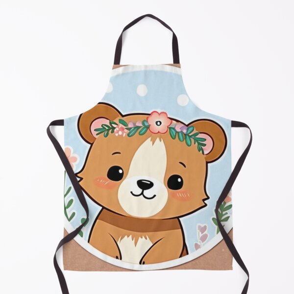 Artikelvorschau, Illustration - Stylized Kawaii Bear, Delicate Childlike Ambiance entworfen und verkauft von World-Pets.
