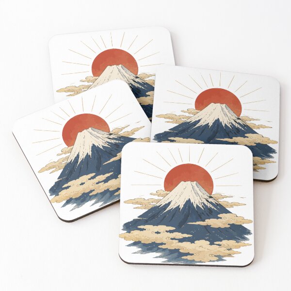 Item preview, Rising Sun Over Fuji designed and sold by lmosamiha.