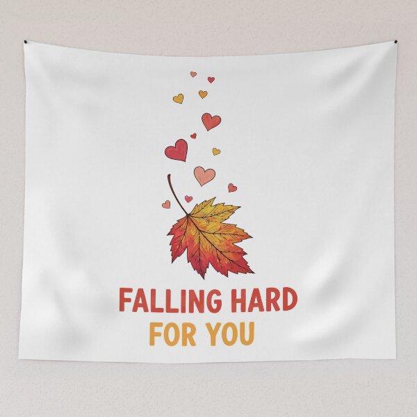 Item preview, Falling Hard For You (Autumn Leaf & Hearts) designed and sold by Amir Faysal.