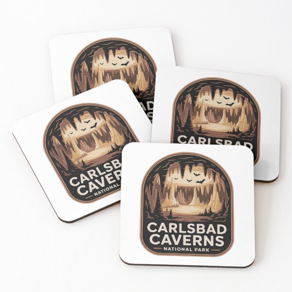 Artikelvorschau, Vintage-Reiseabzeichen für den Carlsbad Caverns Nationalpark entworfen und verkauft von Teelogic.