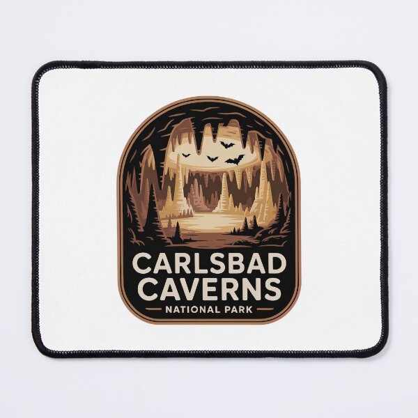 Item preview, Carlsbad Caverns National Park Vintage Travel Badge designed and sold by Teelogic.