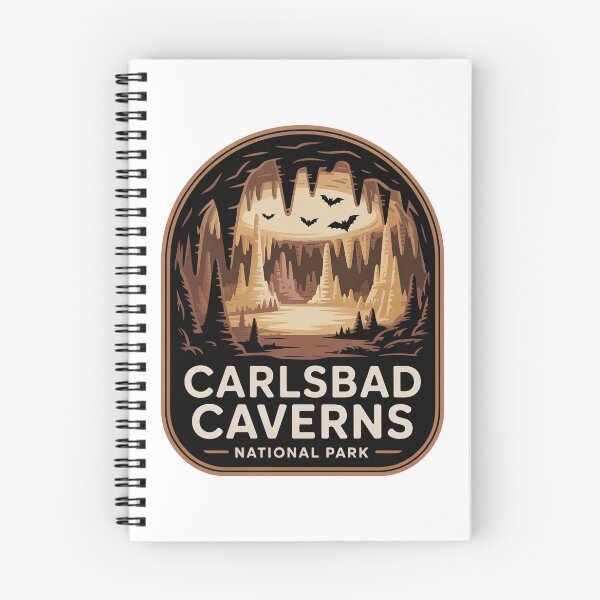 Item preview, Carlsbad Caverns National Park Vintage Travel Badge designed and sold by Teelogic.