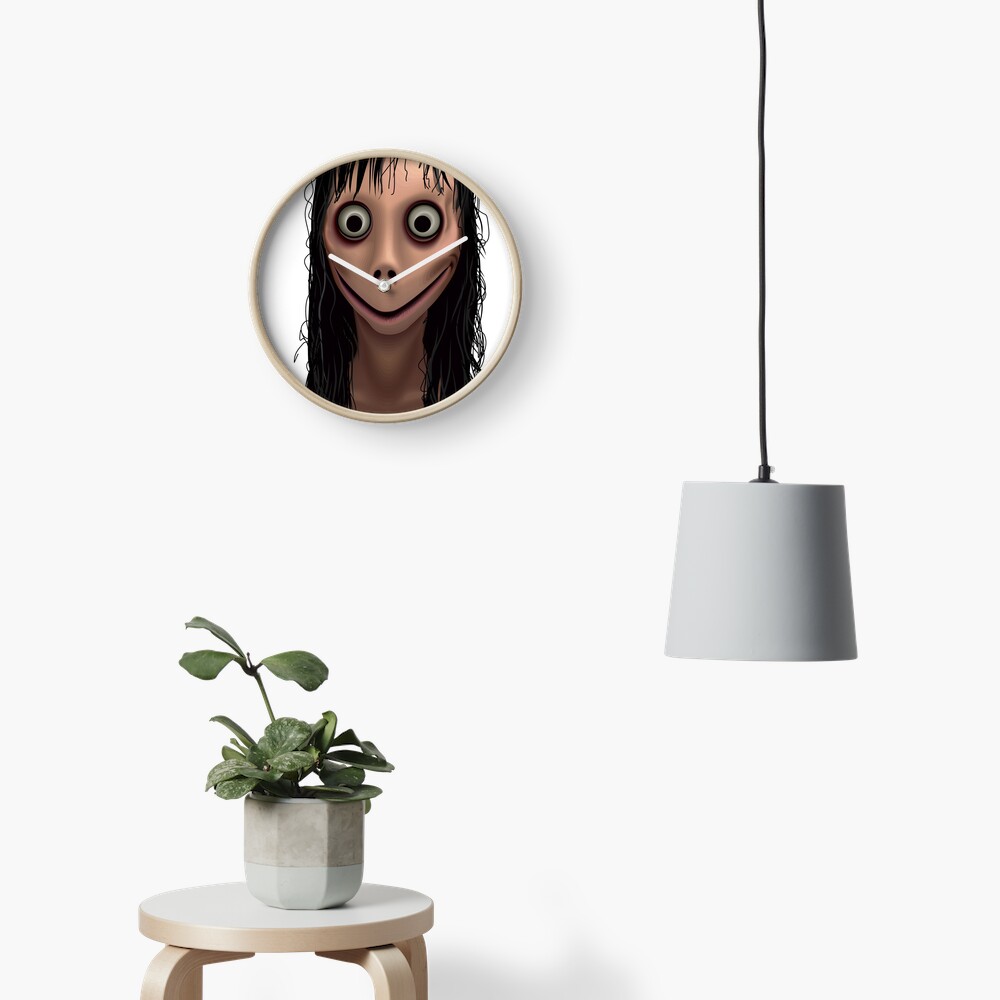 Momo. Demon of Whatsapp. Clock