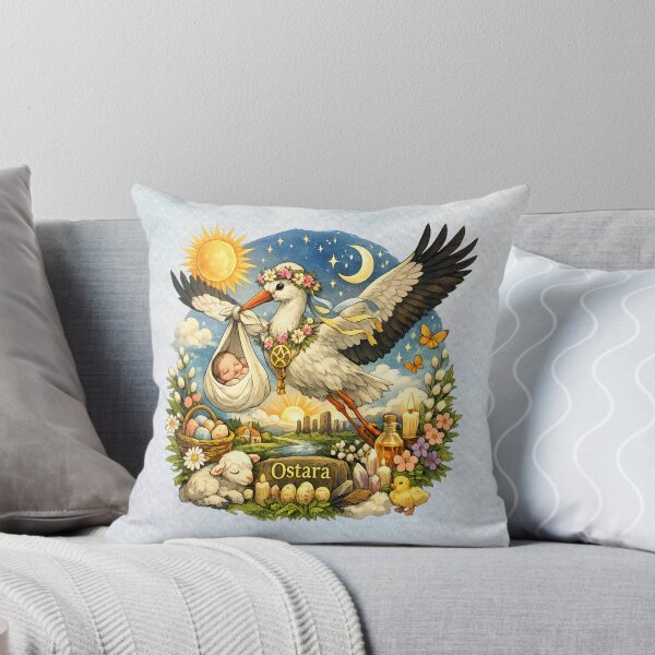 Item preview, Ostara Spring Equinox – Stork of Renewal & New Beginnings designed and sold by MysticOzzy.
