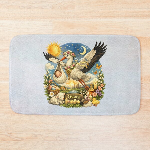 Item preview, Ostara Spring Equinox – Stork of Renewal & New Beginnings designed and sold by MysticOzzy.