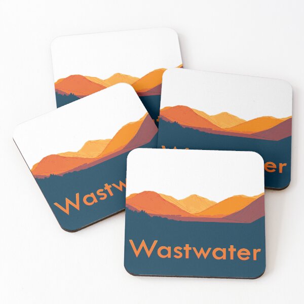 Item preview, Stylised view across Wastwater (v1) designed and sold by LazloWoodbine.