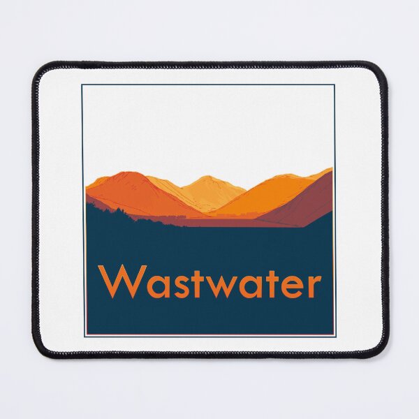 Item preview, Stylised view across Wastwater (v1) designed and sold by LazloWoodbine.