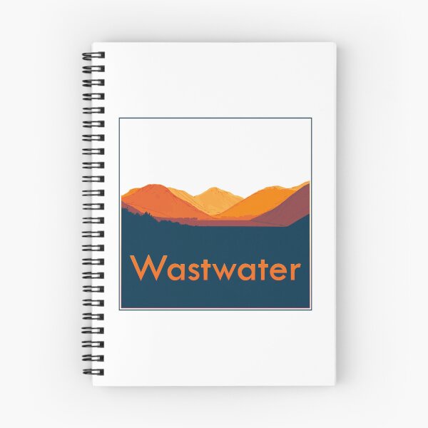Item preview, Stylised view across Wastwater (v1) designed and sold by LazloWoodbine.