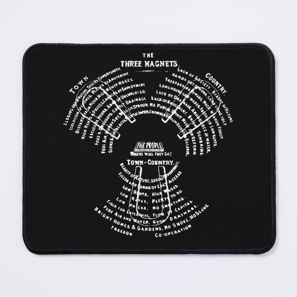 Item preview, Town Planning - Three Magnets Illustration designed and sold by Son Of The Fox.
