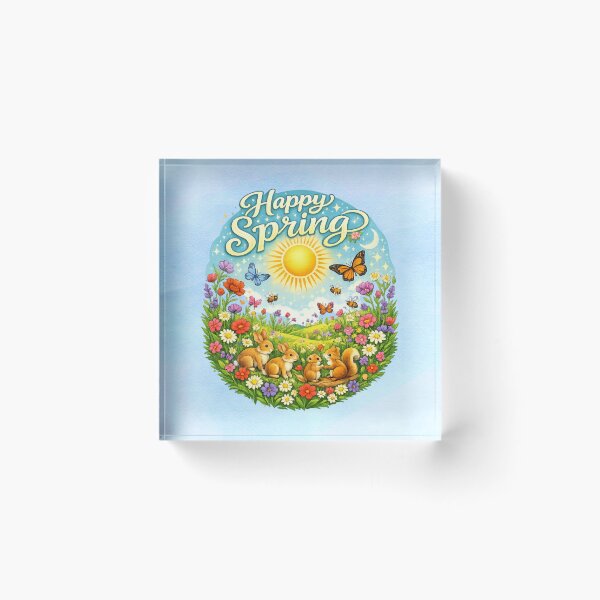 Item preview, Whimsical Spring Animals and Sunshine Design designed and sold by MysticOzzy.