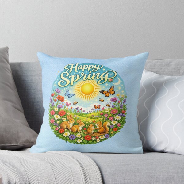 Item preview, Whimsical Spring Animals and Sunshine Design designed and sold by MysticOzzy.