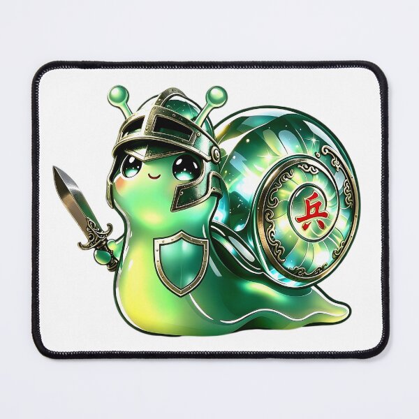 Item preview, Emerald Snail Pawn - Cute Jelly Warrior Chinese Chess designed and sold by ABYSSLAB.