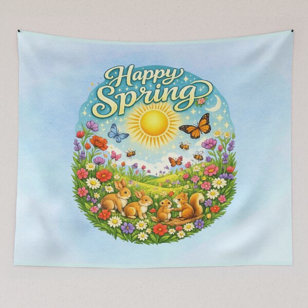 Item preview, Whimsical Spring Animals and Sunshine Design designed and sold by MysticOzzy.