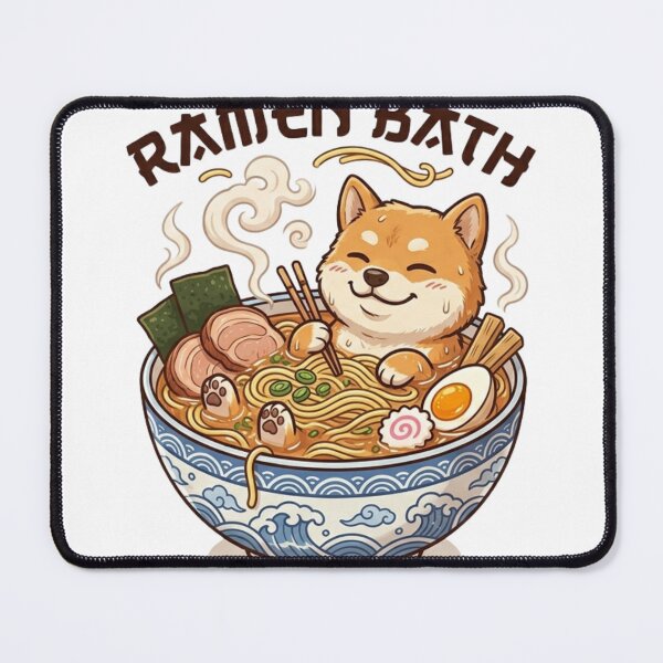 Item preview, Send Noodles - Cute Shiba Ramen Spa  designed and sold by HikuShop.