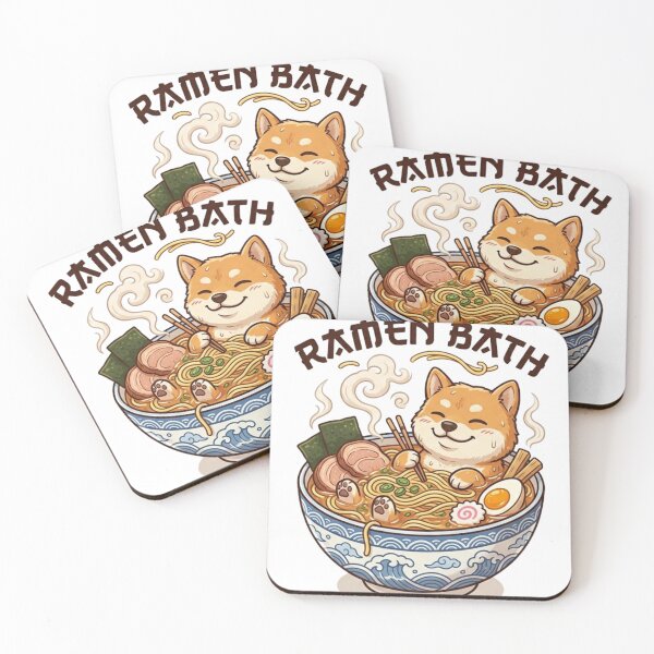 Item preview, Send Noodles - Cute Shiba Ramen Spa  designed and sold by HikuShop.