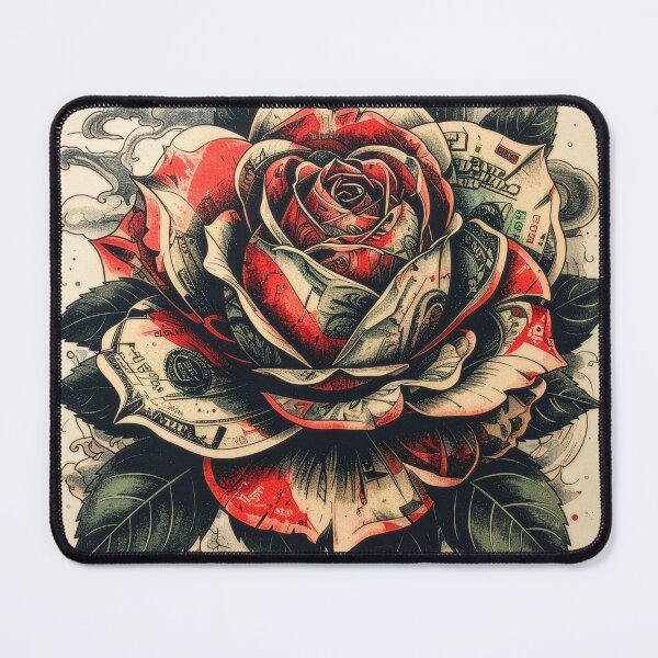 Item preview, Irezumi Money Rose Tattoo designed and sold by MythicFortune .