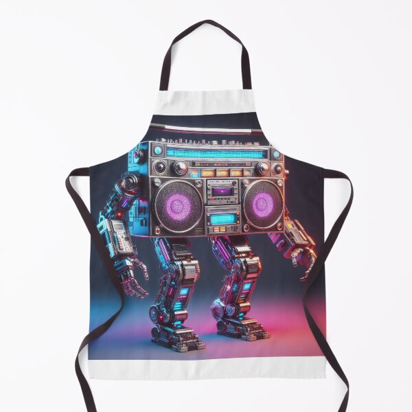 Aperçu de l'œuvre Robot Boombox créée et vendue par Art School Dropout.