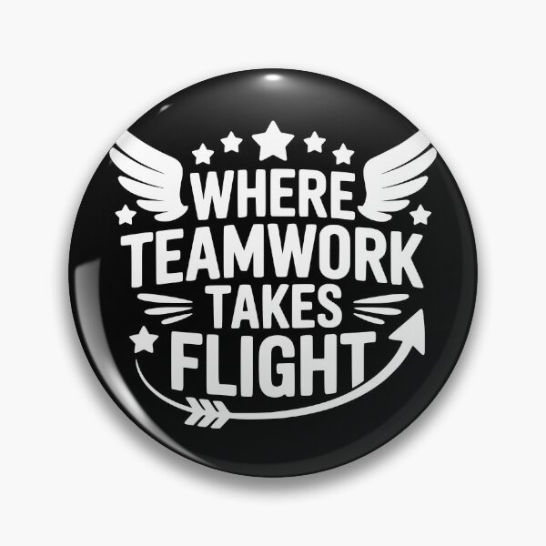 Item preview, Where Teamwork Takes Flight designed and sold by theartfulaspie.
