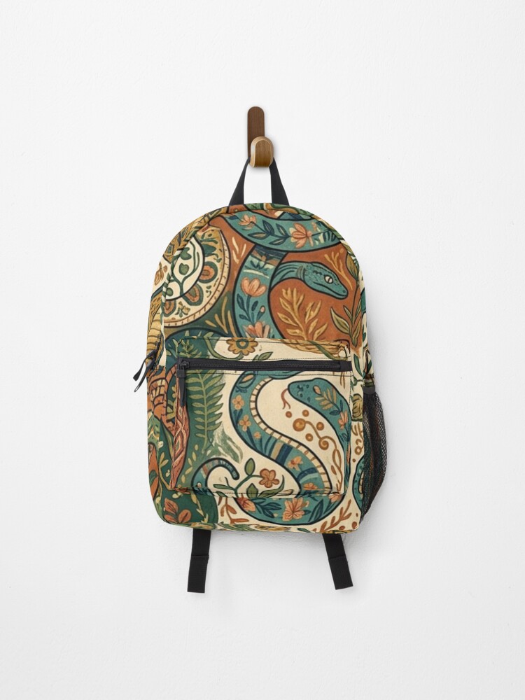 Thumbnail 1 of 3, Backpack, Snake Texture designed and sold by SteveStevenson.