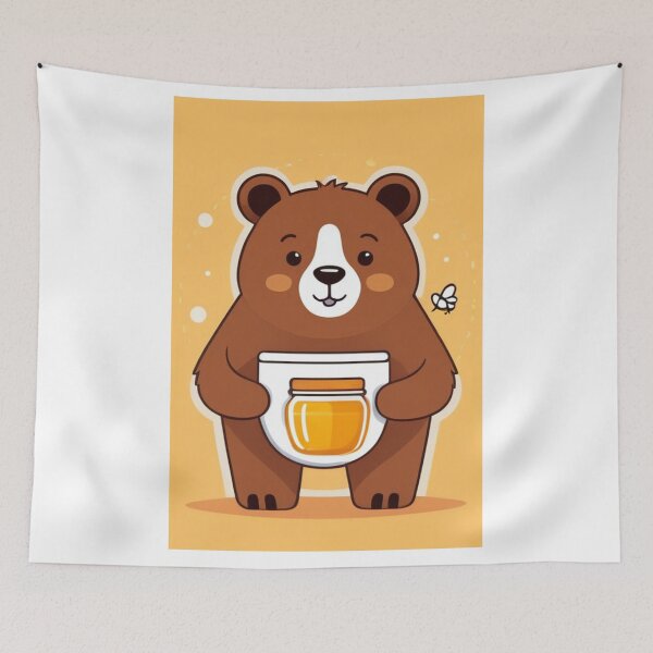 Item preview, Illustrations - Friendly Bear, Honey Tasting designed and sold by World-Pets.