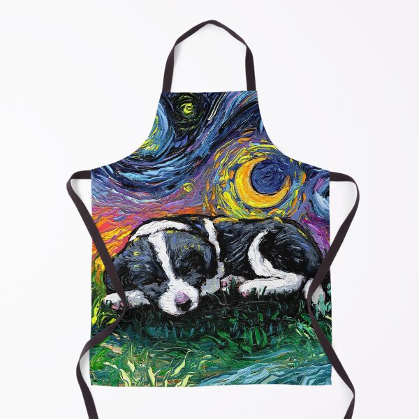 Item preview, Sleepy Border Collie Puppy Night designed and sold by AjaTrier.