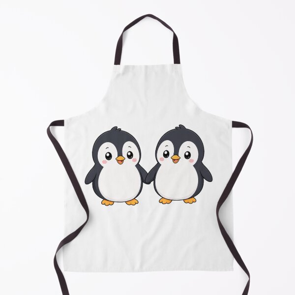Item preview, Cute Penguin Friends Holding Hands Kawaii Cartoon Best Friends Design designed and sold by Seculinator.