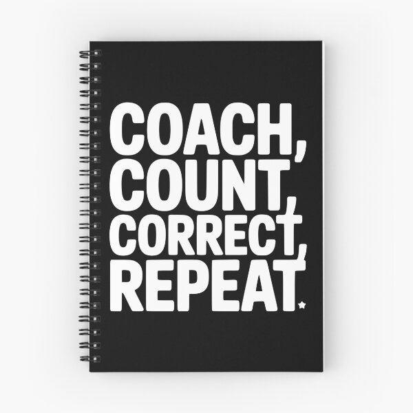 Item preview, Coach, Count, Correct, Repeat designed and sold by theartfulaspie.