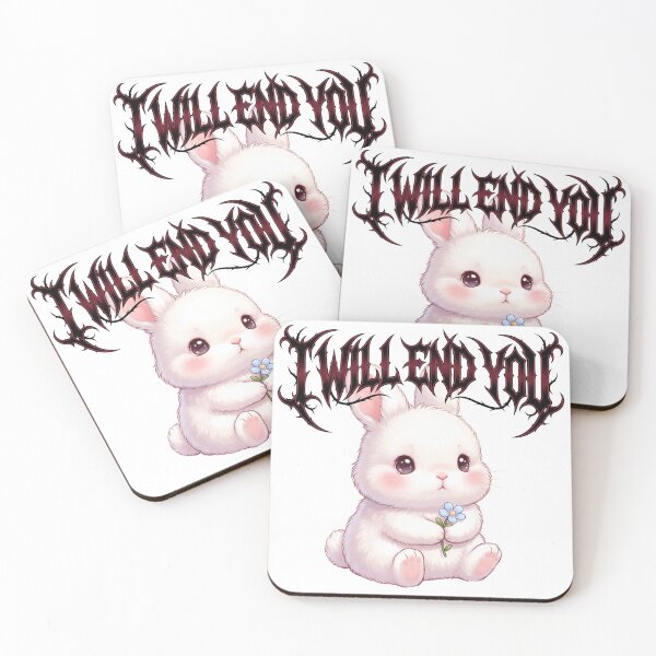 Item preview, Cute Bunny Aggressive Threat Funny Inappropriate Design designed and sold by LunaMarkos.