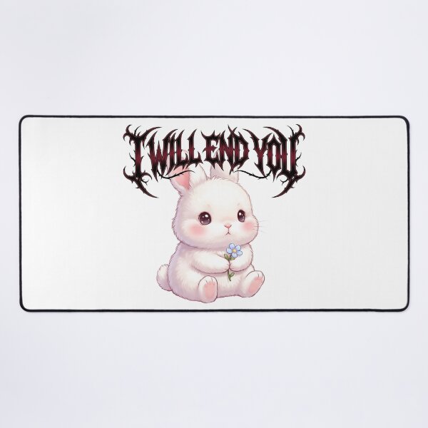 Item preview, Cute Bunny Aggressive Threat Funny Inappropriate Design designed and sold by LunaMarkos.