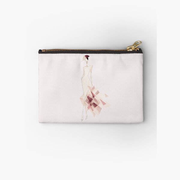 Item preview,  Atelier – Geometric Elegance | Luxury Cubism Fashion Illustration in Ruby. designed and sold by NewtBoo.
