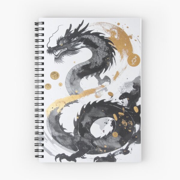 Item preview, Rising Dragon Ink Art Good Fortune Design designed and sold by MythicFortune .