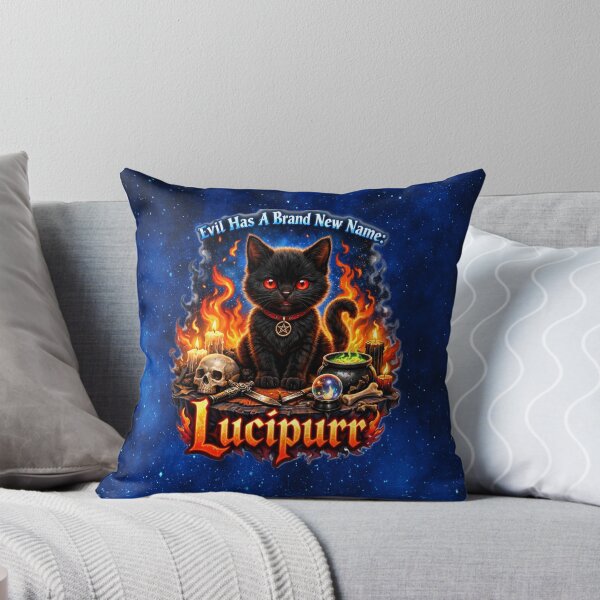 Item preview, Lucipurr – Evil Has a Brand New Name | Gothic Black Cat Occult T-Shirt Design designed and sold by MysticOzzy.