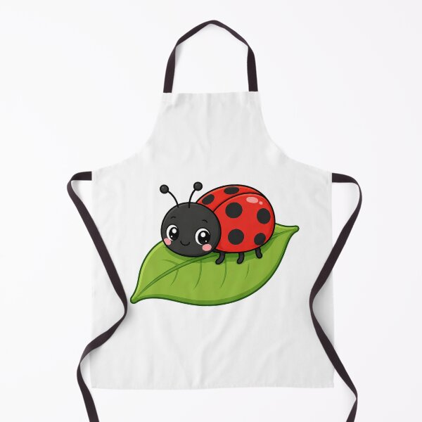 Item preview, Cute Ladybug on Leaf Kawaii Cartoon Nature Design designed and sold by Seculinator.
