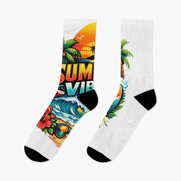 Item preview, Summer Vibes Tropical Beach Sunset Vacation designed and sold by Red  Corason ⭐⭐⭐.