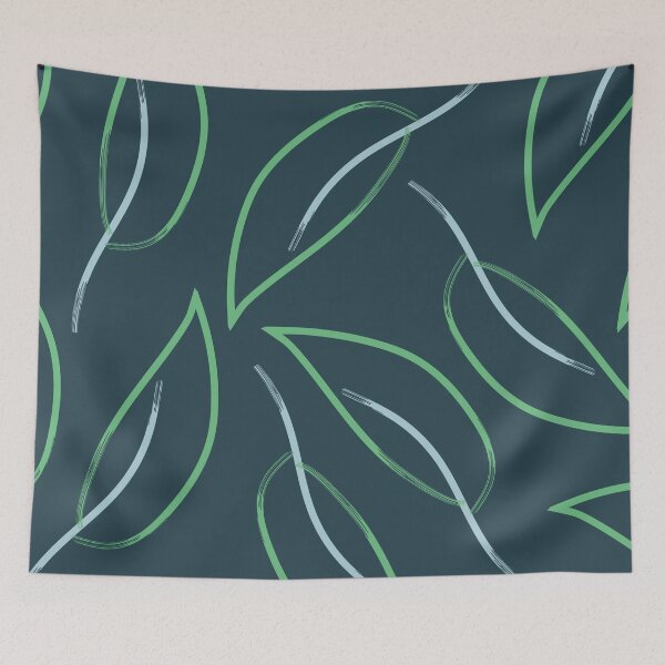 Item preview, Muted abstract scattered leaves illustration designed and sold by 722u.