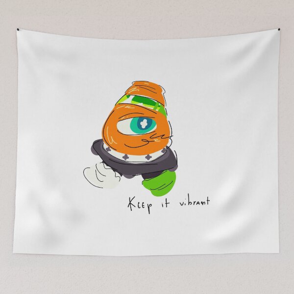 Item preview, Cozy Orange Cyclops Monster in Winter Clothes designed and sold by Baby-Care.