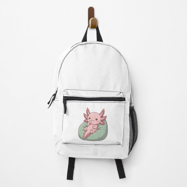 Item preview, Cute Axolotl Relaxing Eating Popcorn designed and sold by Ella_Sketch.