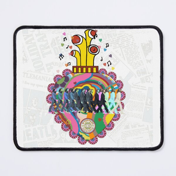 Item preview, The Beatles sacred heart designed and sold by Tracy Eleanor.
