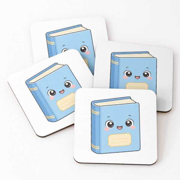 Item preview, Cute Kawaii Book Cartoon Smiling Reading Design designed and sold by Seculinator.