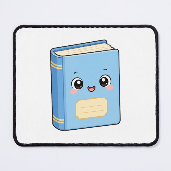 Artikelvorschau, Cute Kawaii Book Cartoon Smiling Reading Design entworfen und verkauft von Seculinator.