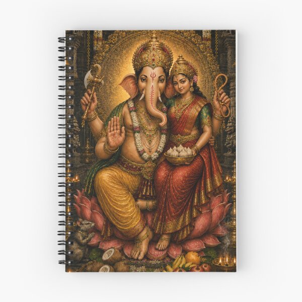 Item preview, The 32 Forms of Lord Ganesha Collection | Shakti Ganapati – Divine Union of Wisdom and Shakti | Museum-Quality Sacred Hindu Temple Artwork designed and sold by Homyar.