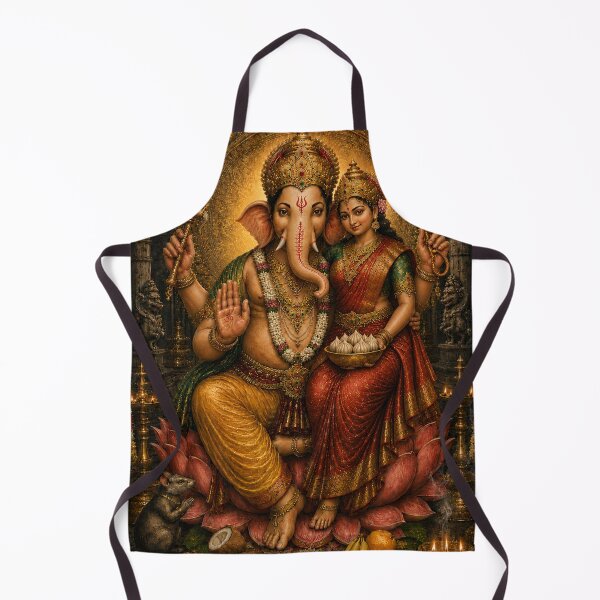 Item preview, The 32 Forms of Lord Ganesha Collection | Shakti Ganapati – Divine Union of Wisdom and Shakti | Museum-Quality Sacred Hindu Temple Artwork designed and sold by Homyar.